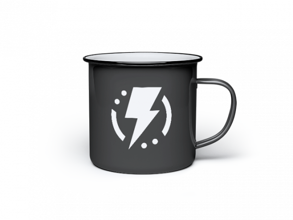 Black Coffee Mug